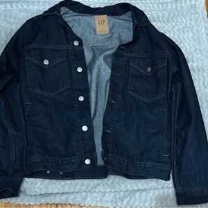 GAP Indigo Denim Jacket with Silver Buttons